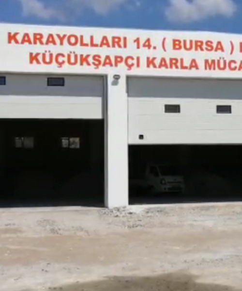 14.KARA YOLLARI BÖLGE MÜDÜRLÜĞÜ seksiyonel kapı